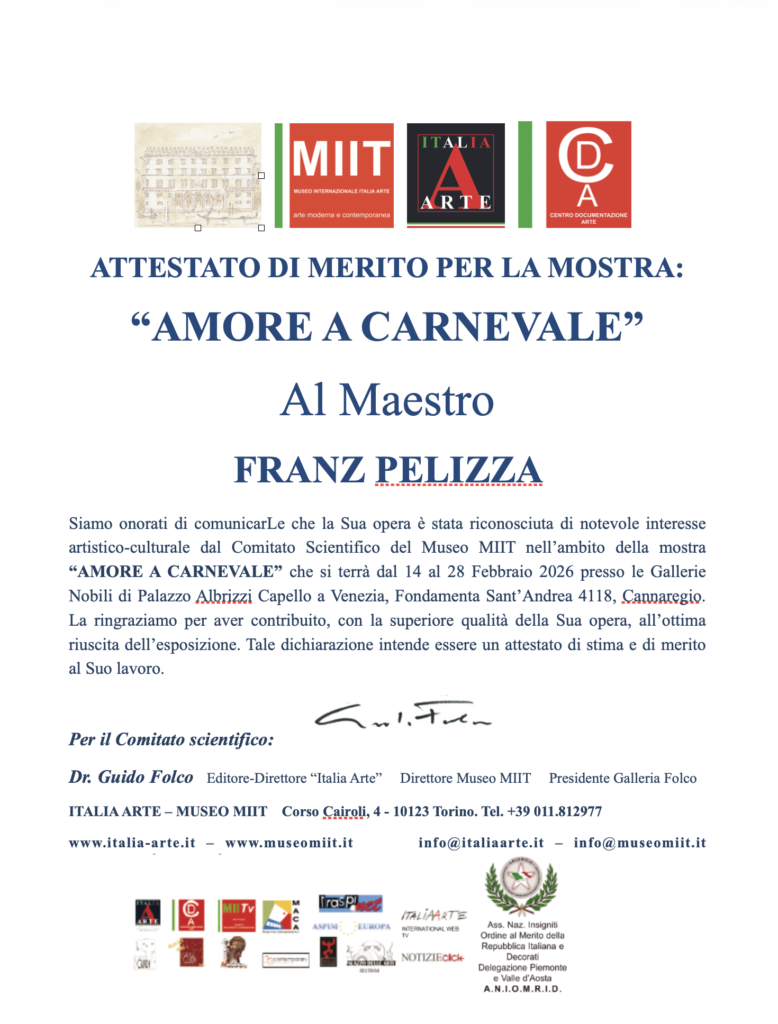 Attestato Amore a Carnevale