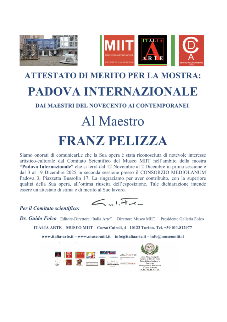 Attestato Padova Internazionale 2025